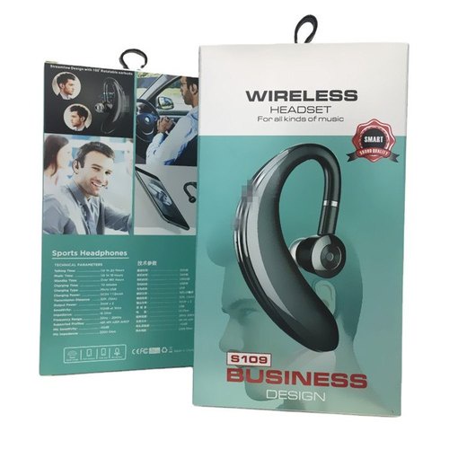 headset bluetooth bass s-109 wireless earphone handsfree high quality