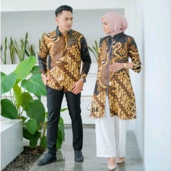 Batik Couple / Batik Couple Modern / Baju Batik Couple Pasangan / Baju Batik Couple / Tunik Batik Modern