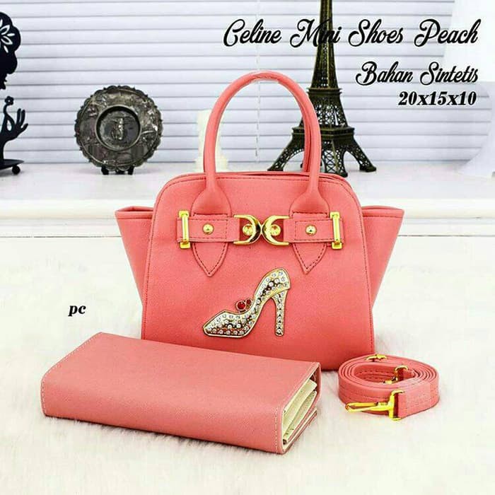 Murah di Shopee Tas Wanita Fashion Branded Hand bag Import Korea D1or Victor Best Seller Cantik W6Z2