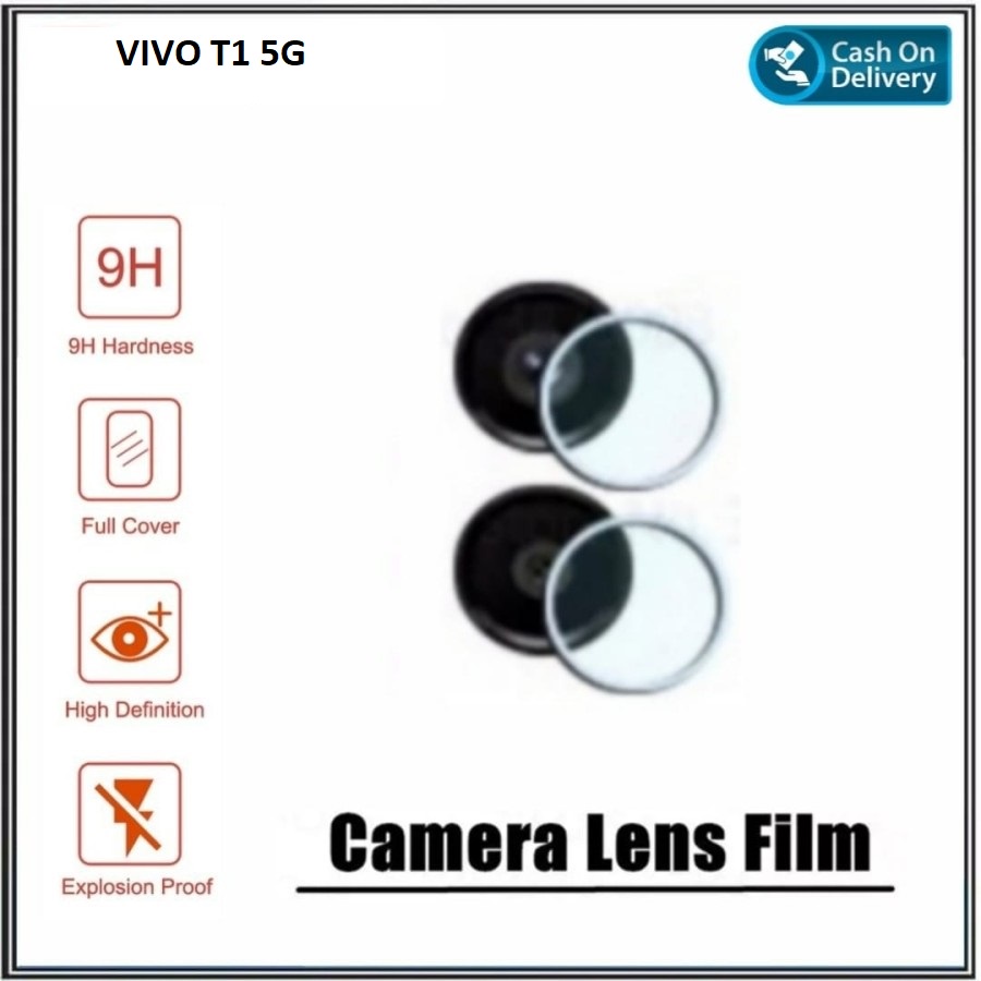 VIVO T1 5G T1 PRO 5G V25 5G V25 PRO V25E V23 5G Y33S Y12S Y12S 2021 V19 V17 PRO V15 PRO V15 TEMPERED CAMERA  ANTI GORES KAMERA CLEAR PELINDUNG KAMER BELAKANG MIKA / KACA