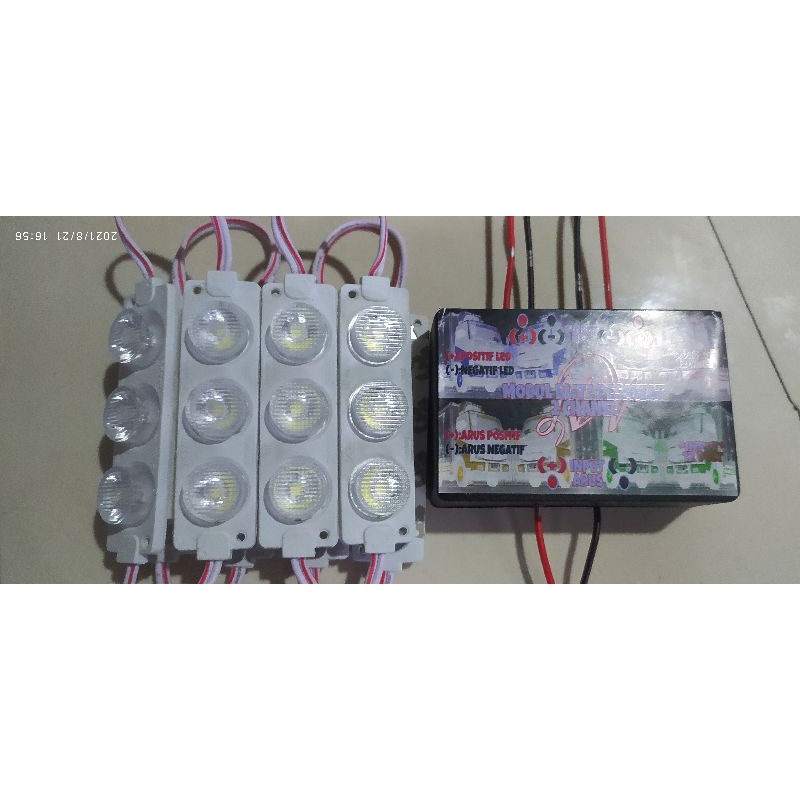 Modul Blitz pesawat 12 volt 2 chanel+2 lampu