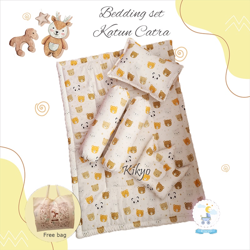 Bedding set baby kuma / bedding set baby / bed set bayi / bedding set bayi / bedcover bayi / selimut bayi