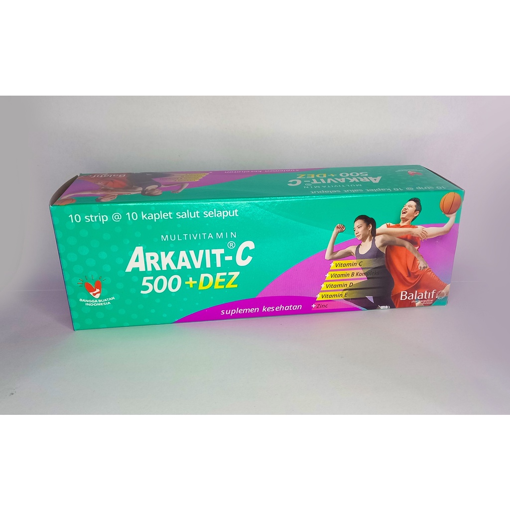Multivitamin Arkavit C Dez CDez 500mg Strip 10/10
