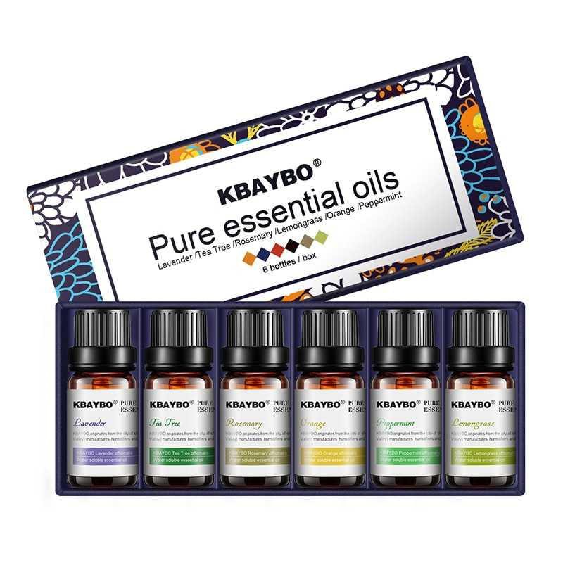 KBAYBO Pure Essential Oils Minyak Aromatherapy 10ml 6PCS - K-E2 ( Mughnii )