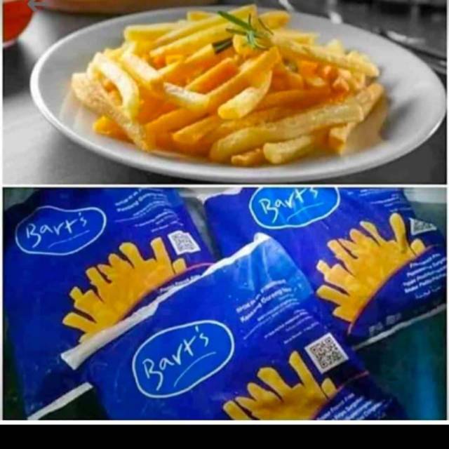 

Bart's kentang goreng 1kg/bart's shoestring/bart's/kentang beku/kentang goreng