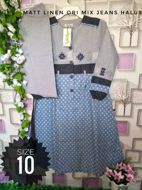 SALE - Gamis Anak Shabrina Original