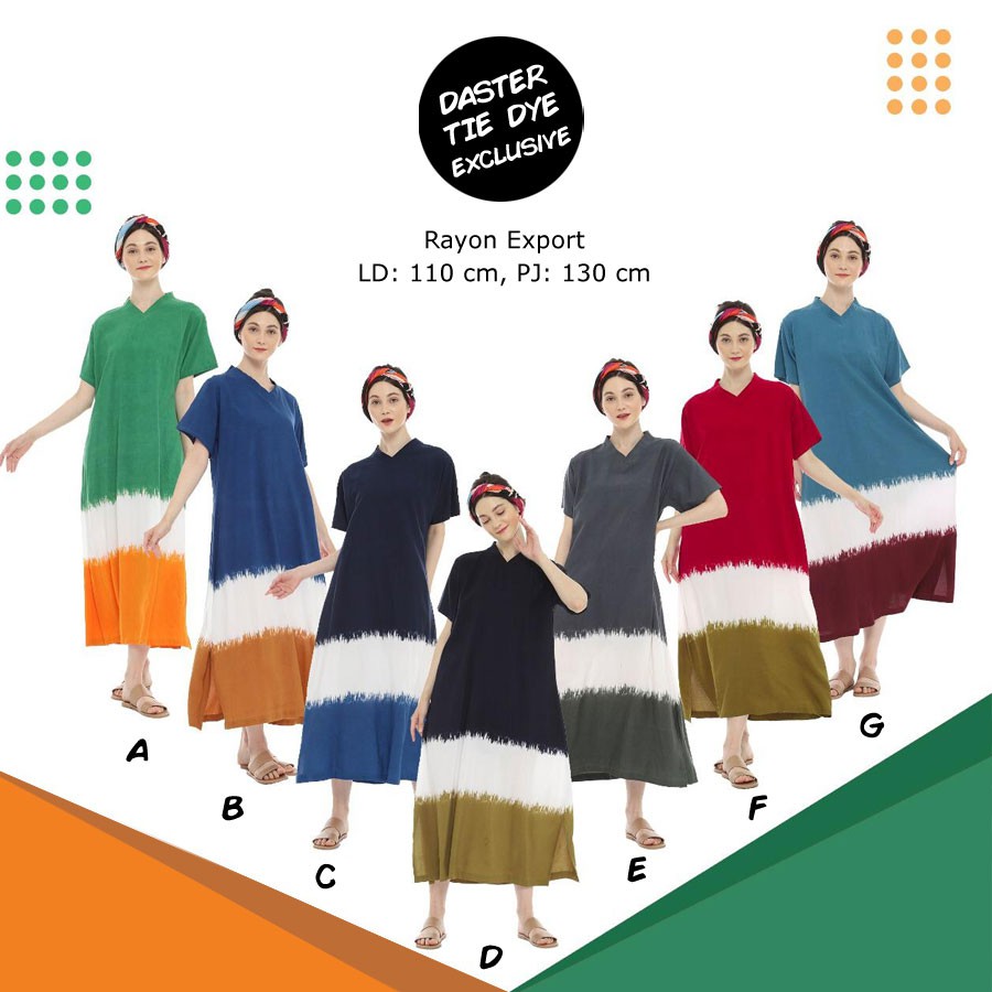 Daster Hargo Dumilah ORI seper Exclusive Rayon Tiedye Export