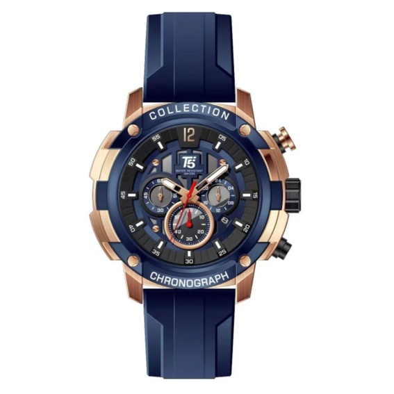 JAM TANGAN PRIA T5 COLLECTION RUBBER H3926G ORIGINAL GARANSI 1 THN