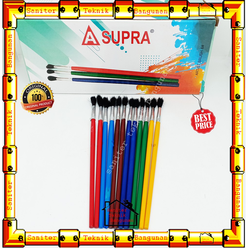 

KUAS LUKIS-KUAS LUKIS CAT SUPRA