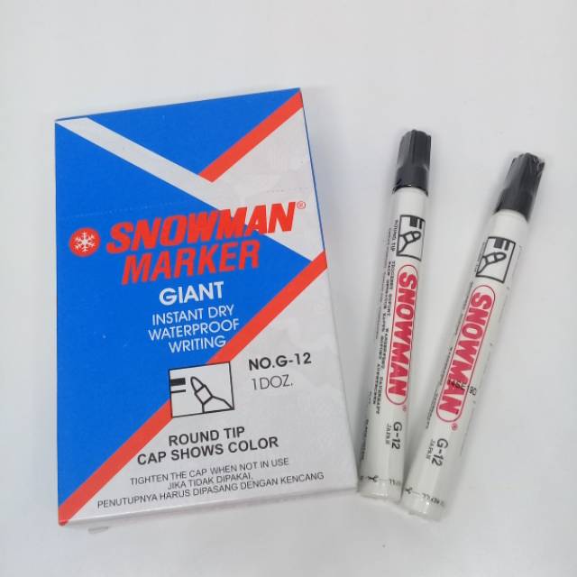 

Spidol permanen snowman