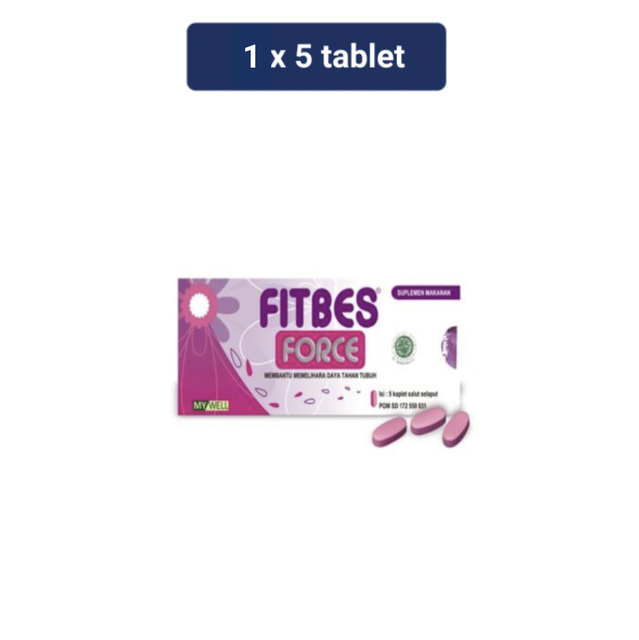 Fitbes Force Vitamin Daya Tahan Tubuh 5 Tablet