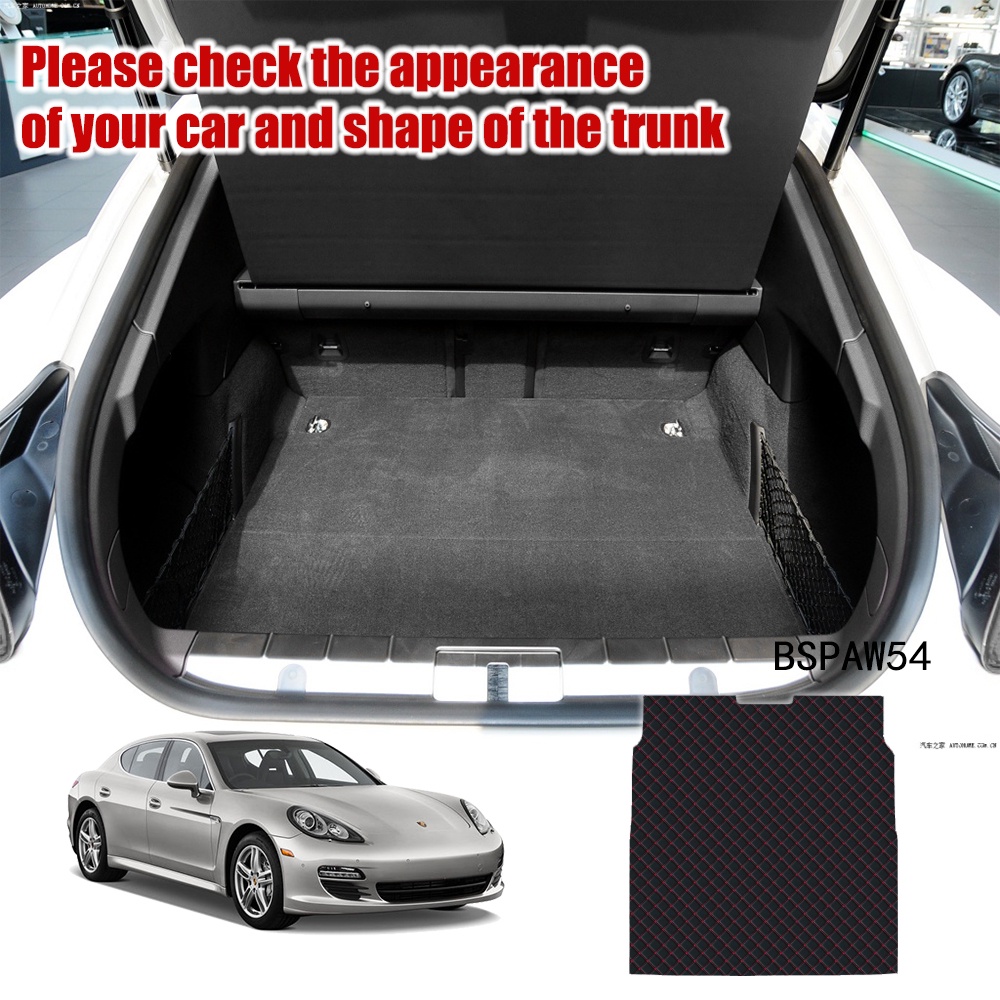 Matras Bagasi Mobil Bahan Kulit Untuk Porsche Panamera 970 2010 2011 2012-2016 Chassis G1