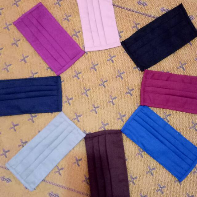 Masker kain 2 lapis
