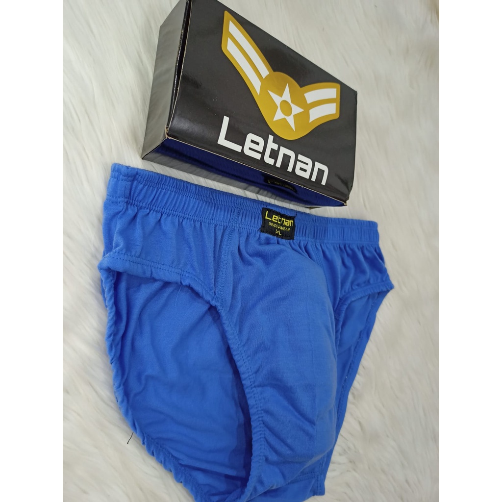 Letnan 3 Pcs Celana Dalam Pria - CD Pria Letnan 591 Size M L XL XXL