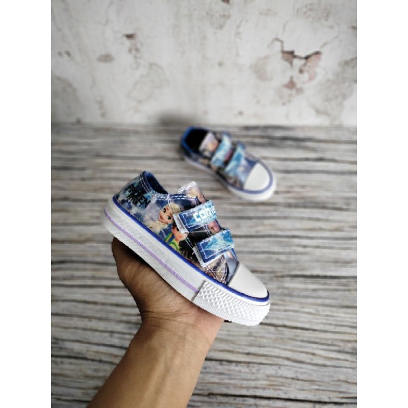 SEPATU ANAK CONVERSE FROZEN PREMIUM QUALITY CONVERSE KIDS FROZEN ELSA