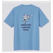 UNIQLO ORI MONSTER HUNTER ANIMAL CROSSING S M L XL XXL JUJUTSU BLEACH TITAN ONE PIECE BASQUIAT Kaos