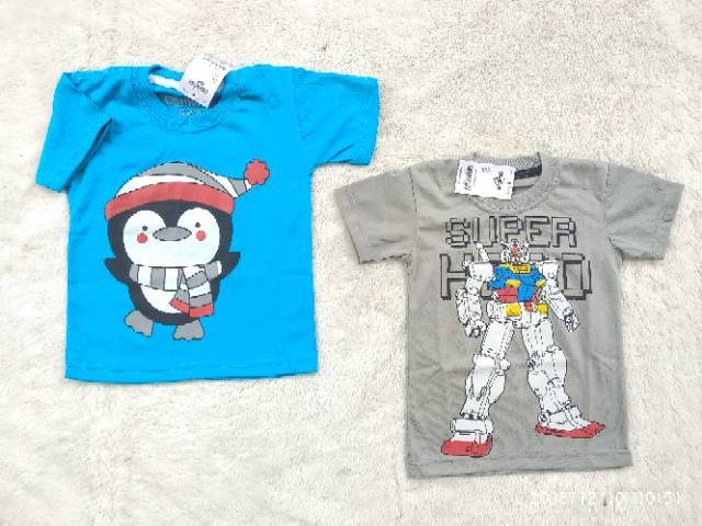 Kaos Anak ADA HANG TAG POLYBAG 1 3 5 Kaos anak murah