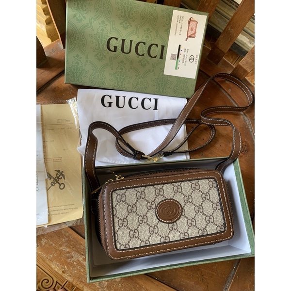 slingbag gucci mini with box