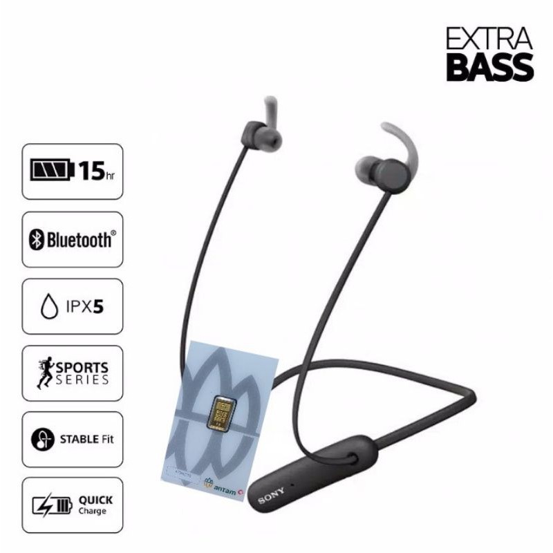 SONY WI-SP510 In Ear Wireless Sport Headphone / SP510 / WISP510-1GR(RM)2021