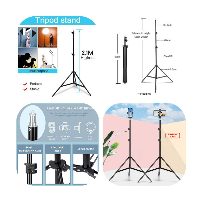 Tripod 2.1M Multi-Function Returan