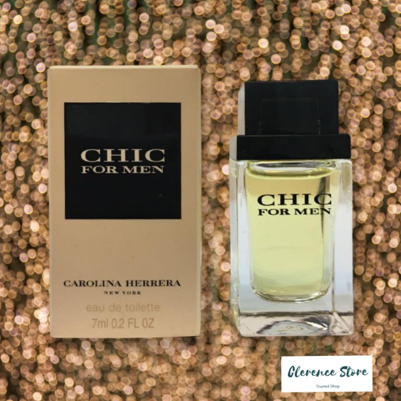 (Original) Miniatur Parfum Carolina Herrera Chic For Men Edt 7 ml