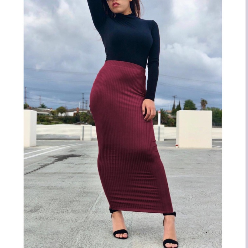 ROK SPAN RAJUT - ROK PREMIUM RAJUT  - ROK WANITA RAJUT