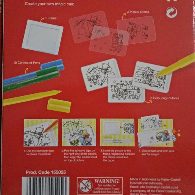 

Mazig Art Faber Castell 10 Connector Pens 3 Magic Cards 1Frame Best Seller