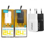 CHARGER VIVAN DD01 DOUBLE USB CHARGER POWER CUBE 2.4A ORIGINAL CHARGER HP