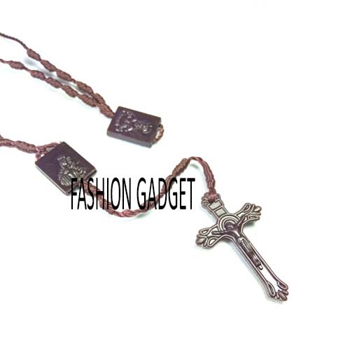 Kalung Rosario Scapulir Kalung Rosario Skapulir Kalung Salib kalung Salip Rosary Neclace Liontin Salib Perhiasan Fashion Peralatan Doa Rosario Bunda Maria Kalung Rohani