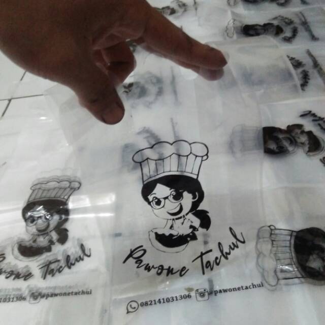 Sablon plastik kresek PE bening 15x34 tebal 0 35 Shopee Sablon plastik kresek PE bening 15x34 tebal 0 35 Shopee