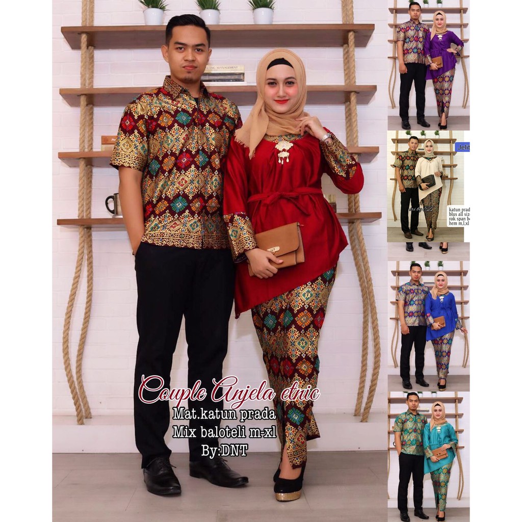  Zola  batik  couple anjela etnik Shopee Indonesia