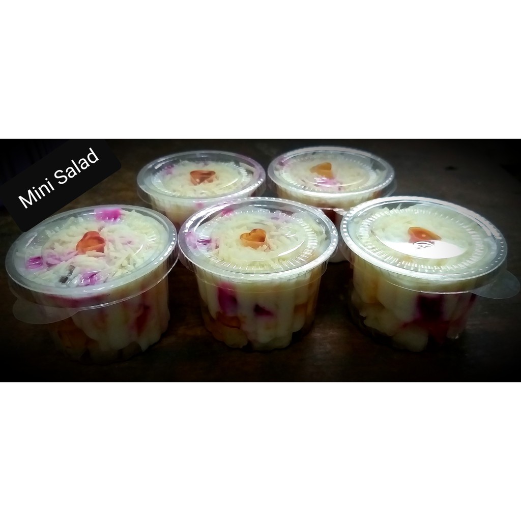 Salad Buah Segar Ukuran Cup 200ml 300ml 450ml Untuk Arisan Meeting Dll Shopee Indonesia