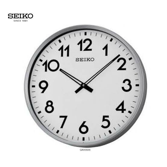 jam dinding seiko qxa560 original/ jam dinding seiko qxa 560 minimalist jumbo original