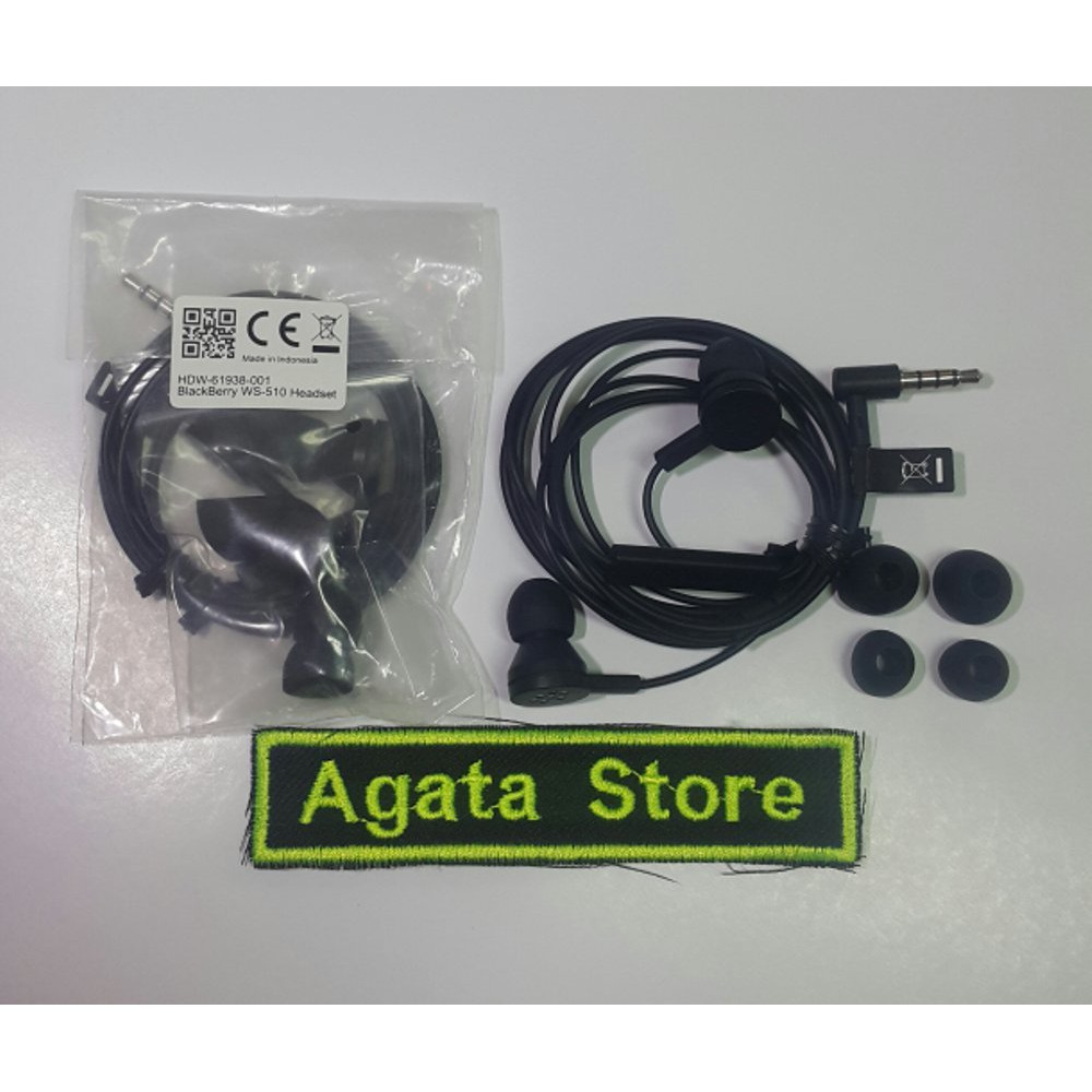 Headset Blackberry Priv Original - Earphone Handsfree Blackberry Priv WS-510 Ori m