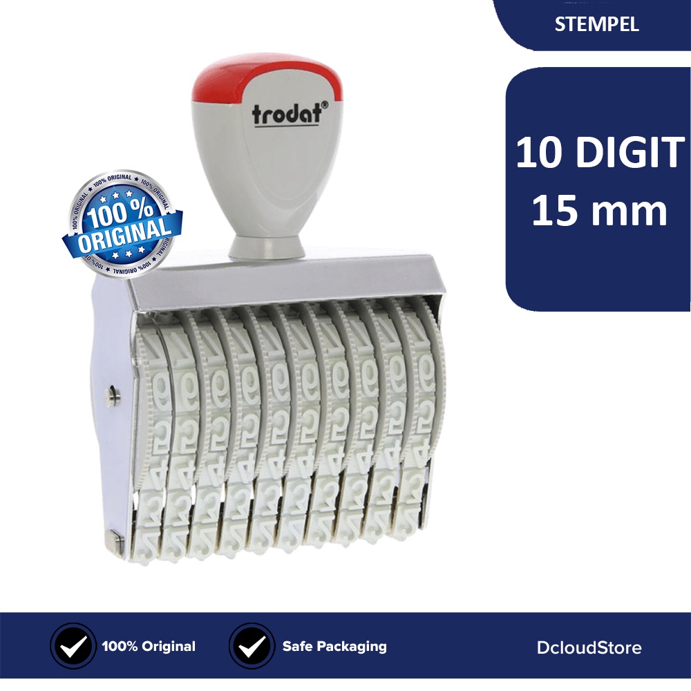 

Stempel Manual 10 Digit Trodat Cap Stempel Angka Nomer Nomor 15 mm
