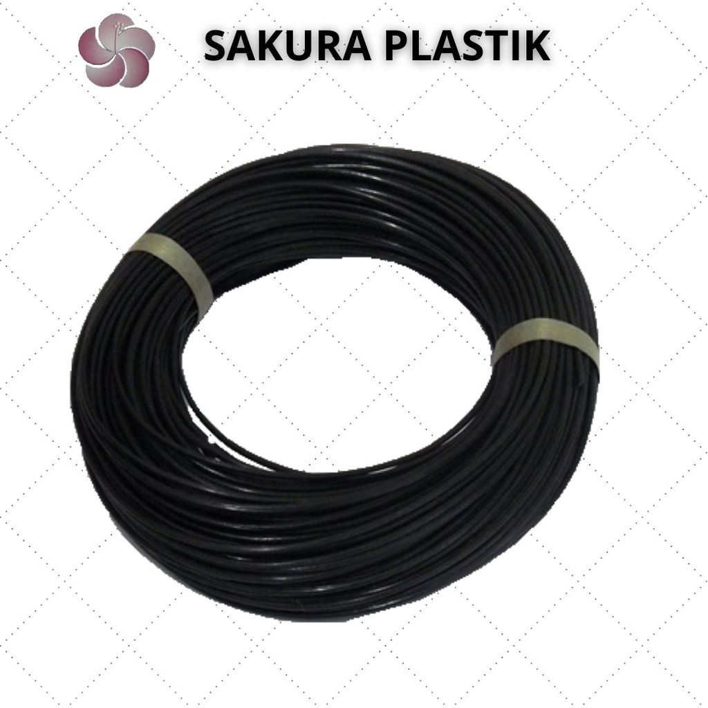 Selang piping +-40-50 meter/ Rotan piping tas plastik hitam