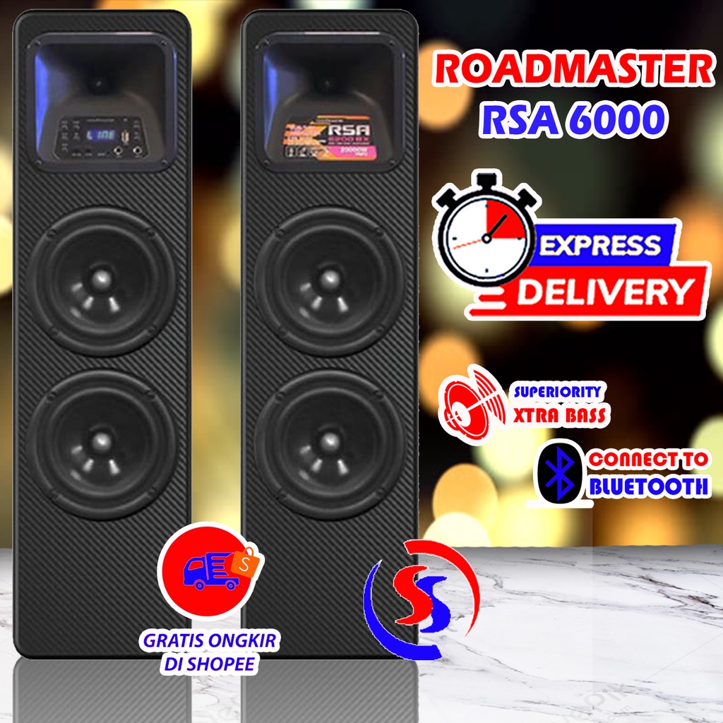 KHUSUS JATIM !!! SPEAKER BLUETOOTH KARAOKE ROADMASTER 6200 BX GARANSI RESMI KHUSUS JATIM