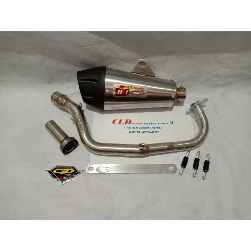 KNALPOT CLD RACING TYPE C2 & C7 BEAT/BEAT FI/SCOOPY/VARIO OLD-1