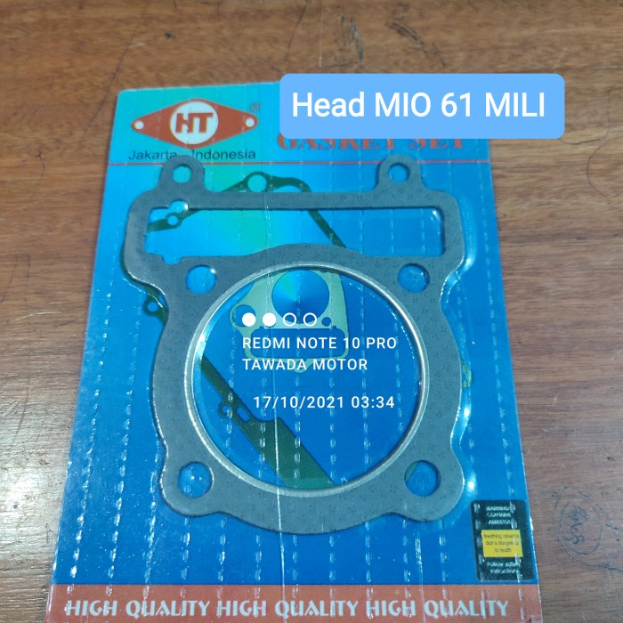 PAKING RACING BLOK HEAD ATAS UKURAN 61 YAMAHA MIO MIO SOUL