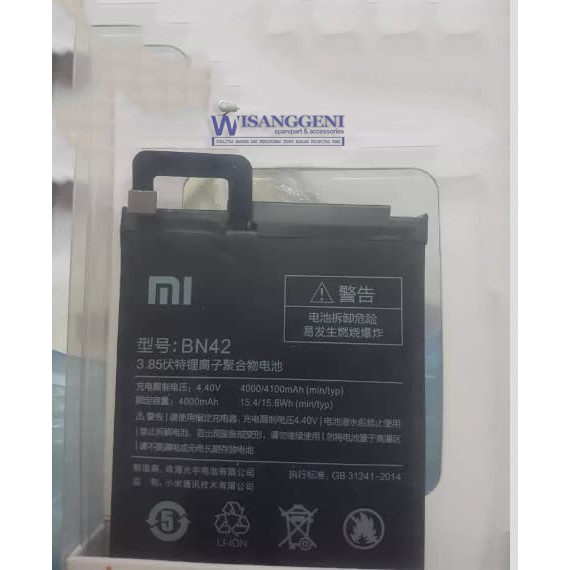 Batre - Battery Xiaomi Redmi 4 - BN42 - BN 42 Original