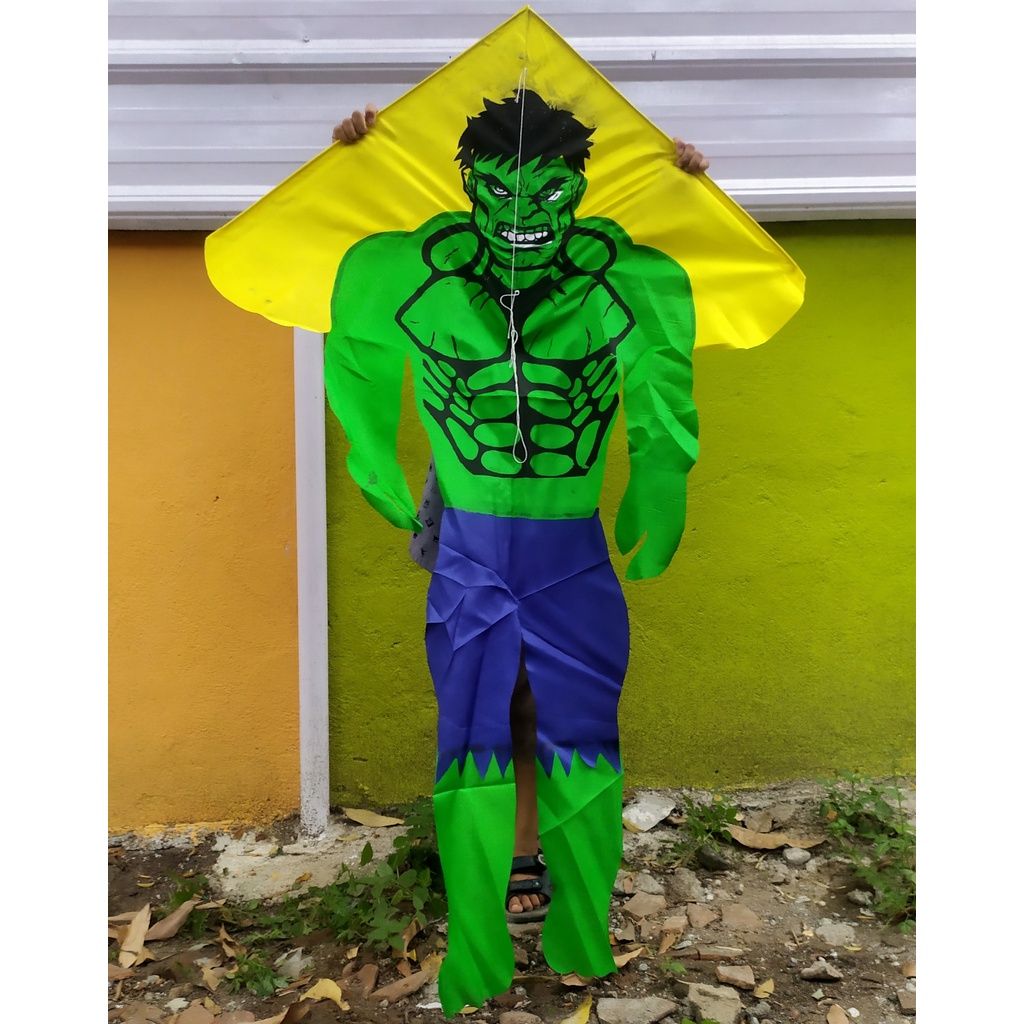 LAYANGAN HULK JUMBO/ LAYANGAN KAIN HULK / LAYANGAN HIAS HULK / LAYANGAN PANTAI HULK