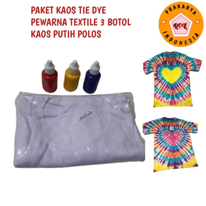 

Paket kaos tie dye pewarna textile 50ml3pcs