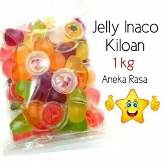 

Jelly Inaco Kiloan atau carton 10kg sedus