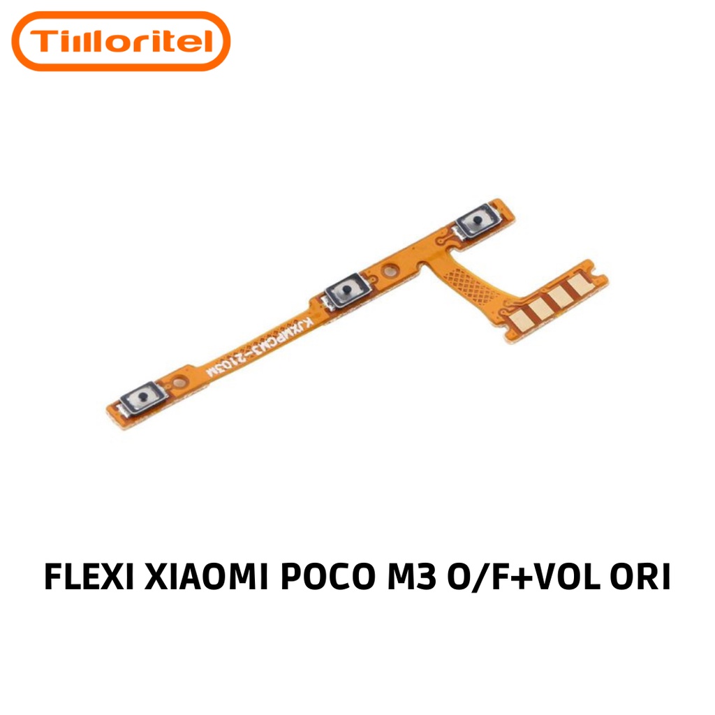 FLEXI XIAOMI POCO M3 O/F+VOL ORI