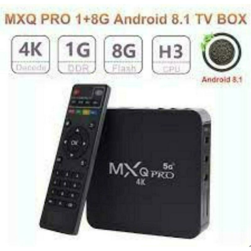 TV BOX Android TV Box MXQ PRO 5G 4K / Smart TV Bisa You Tube Netflik Set TV Box MXQ PRO 5G 4K Termurah