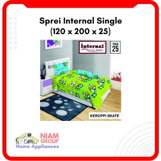 Sprei Internal Single (120 x 200 x 25)