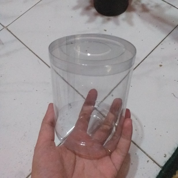 Tabung Mika 8x10 Kemasan Toples Bundar Plastik