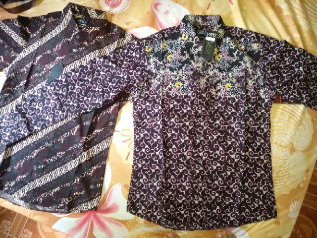 Odza Batik Lengan Panjang Pria Modern Casual
