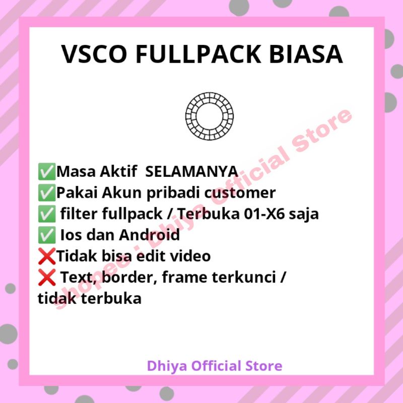 Vsco Fullpack Dan Vsco X Android Ios Shopee Indonesia