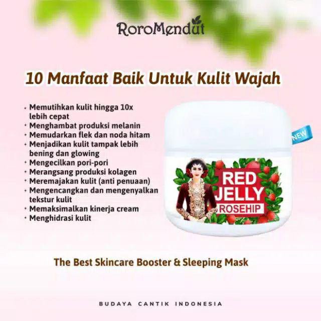 BABEE - SKINCARE RORO MENDUT RED JELLY &amp; GREEN JELLY MINI 15 GRAM / GLOWING SKIN / ACNE PRONE